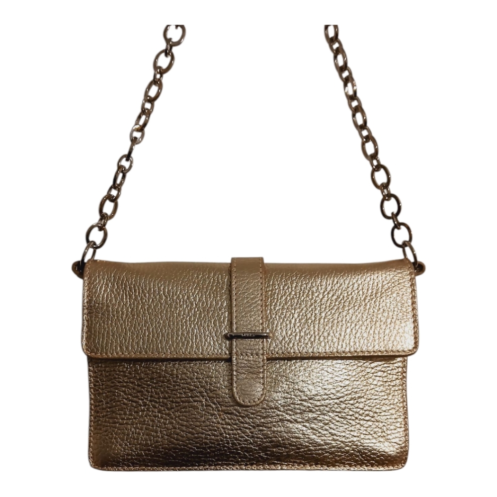 Furla Metallic Effect Leather Clutch/ Hand Bag - Picture 2 of 7